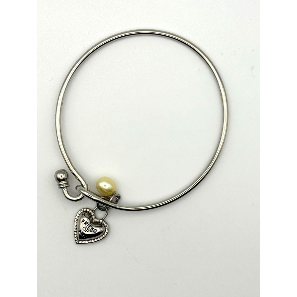 Honora Alex's Lemonade Stand Bracelet Childhood Cancer Stainless and Pearl